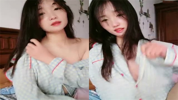 膚白苗條騷妹淫聲浪語挑逗互動，騎假屌自慰高潮不斷